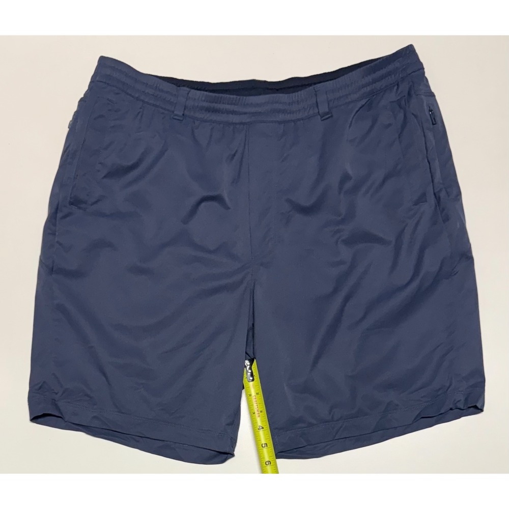 Birddogs Mens Navy Blue Gym Athletic Shorts 3XL 6 Inch Inseam Lined Drawstring